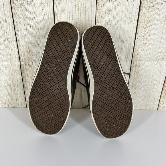 UGG Australia Boat Shoes Mens Lace Up Loafers Brown Bremerton Moc Toe Size 11.5 main image 11